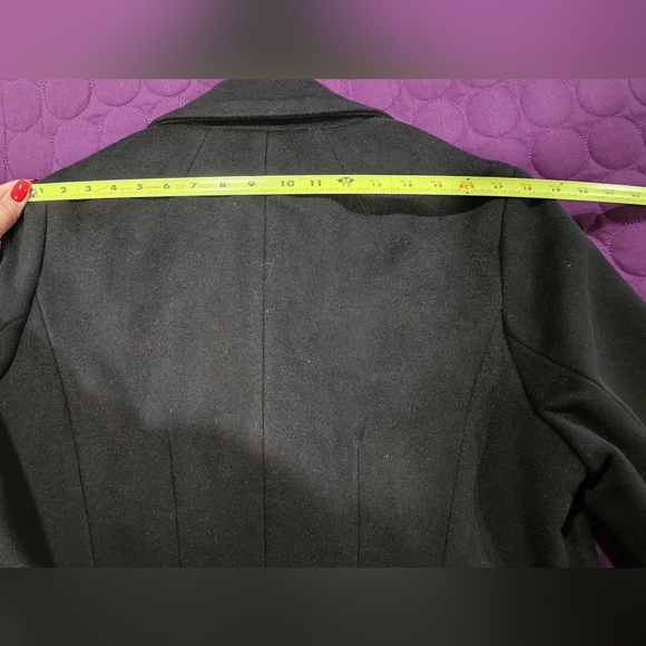 NWT Express Faux Wool Novelty Button Fitted Coat Size XL - Picture 10 of 16